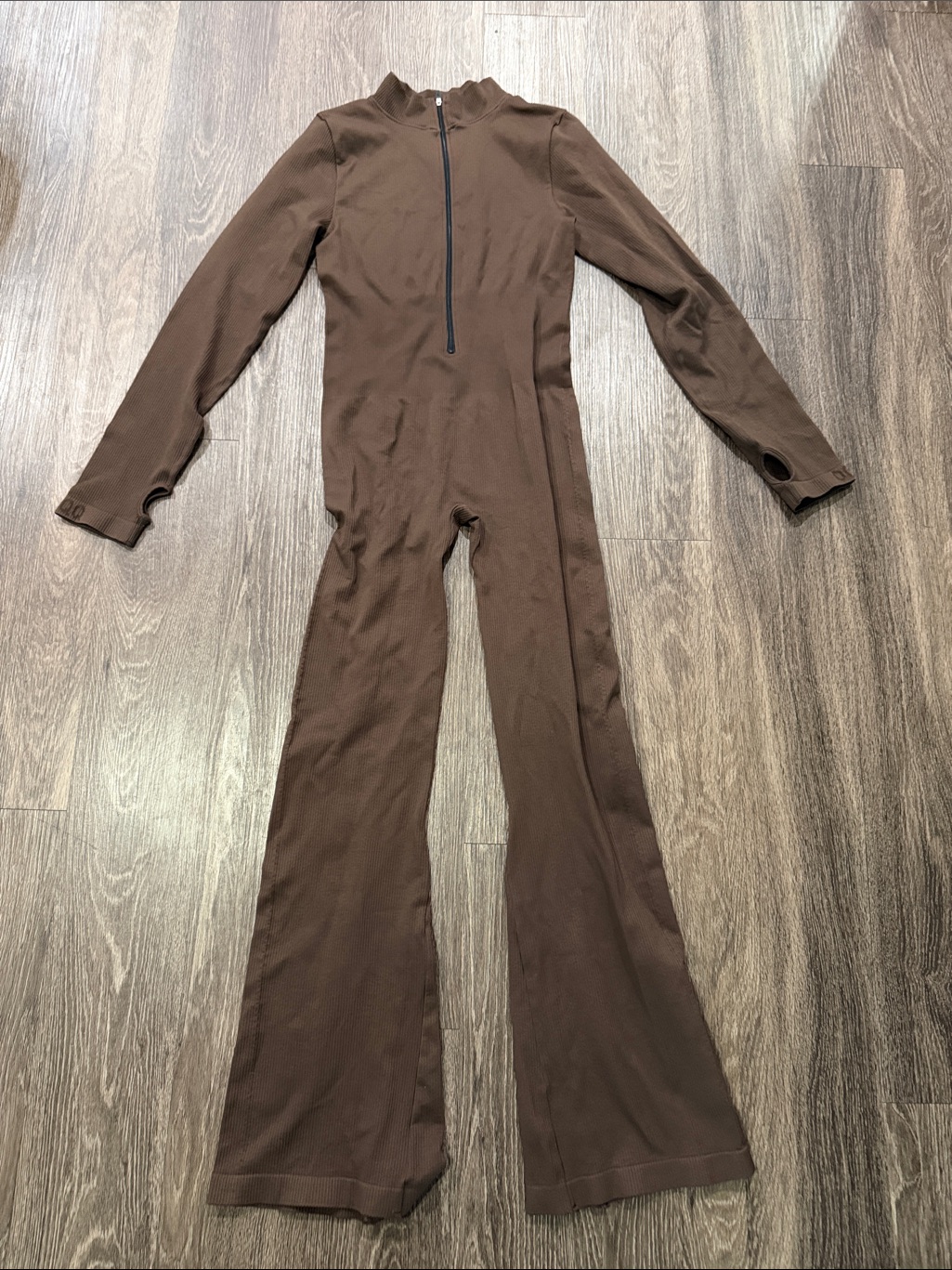 Oqq Ribbed Full Body Suit Size Xl